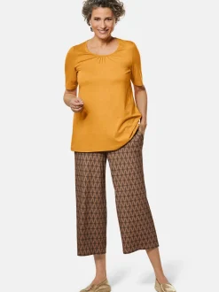 Goldner Damen Capri- & 7/8-Hosen - Kurzgröße in braun