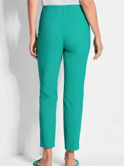 Goldner Damen Capri- & 7/8-Hosen - Kurzgröße in grün