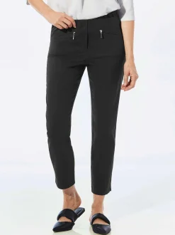 Goldner Damen Capri- & 7/8-Hosen - Kurzgröße in schwarz