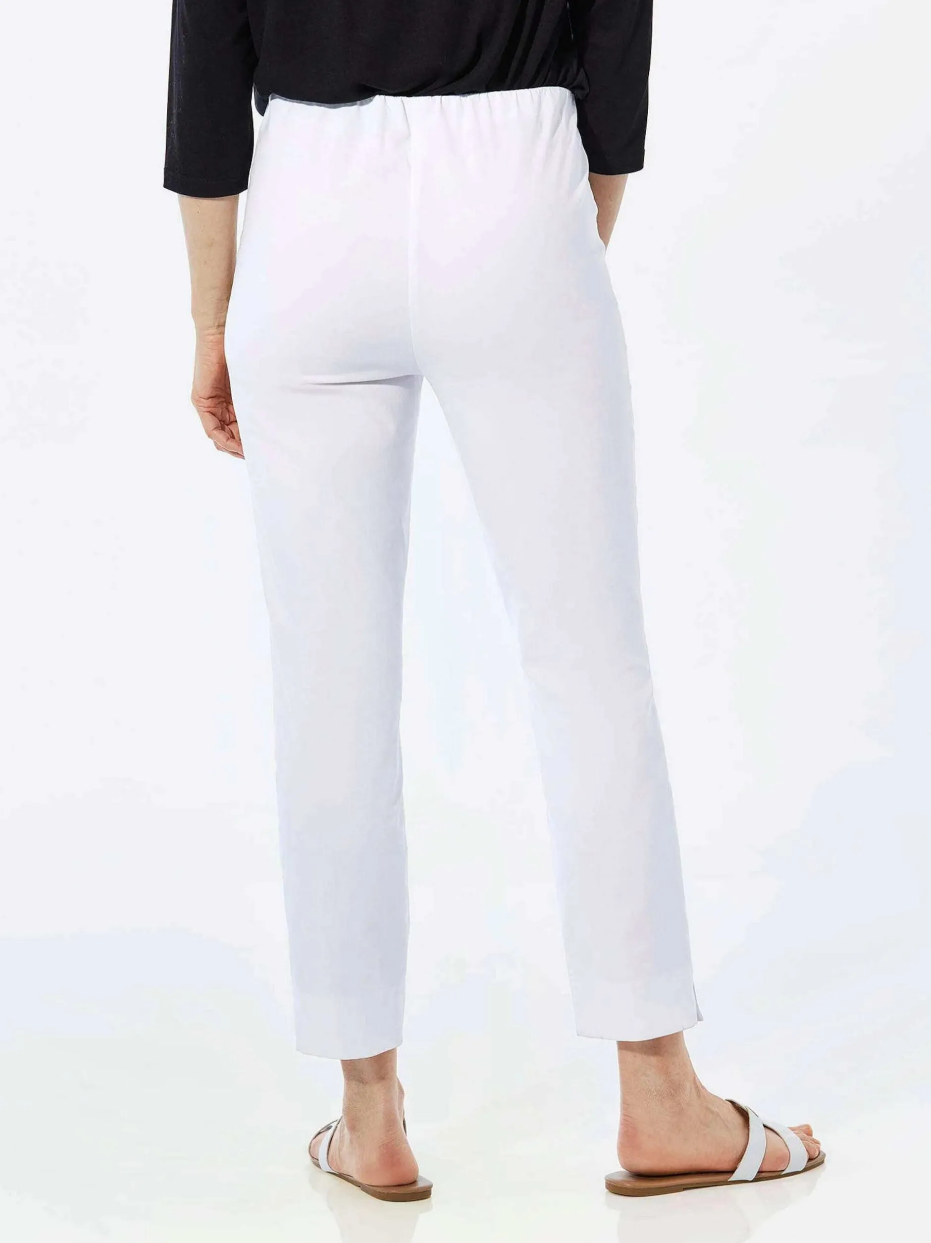Goldner Damen Capri- & 7/8-Hosen - Kurzgröße in weiß