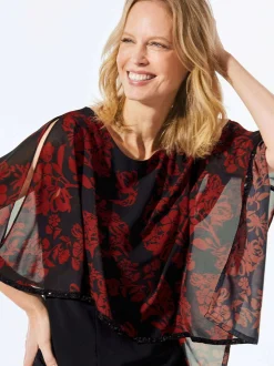 Goldner Damen Elegante Kleider in schwarz