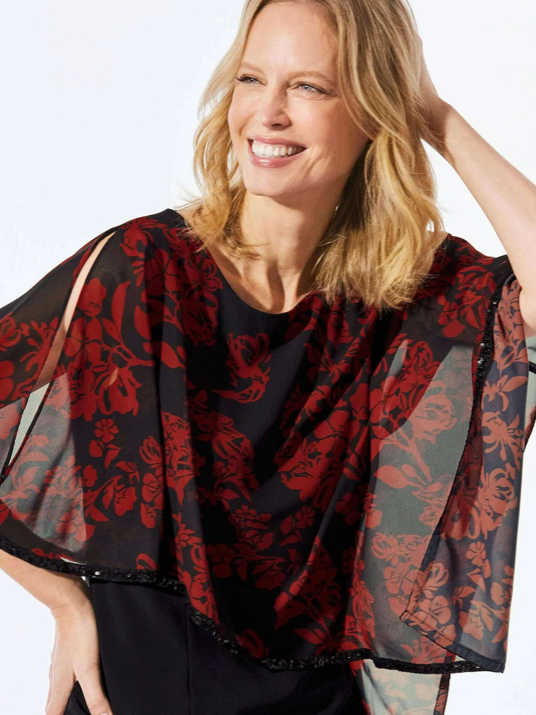 Goldner Damen Elegante Kleider in schwarz