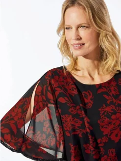 Goldner Damen Elegante Kleider in schwarz