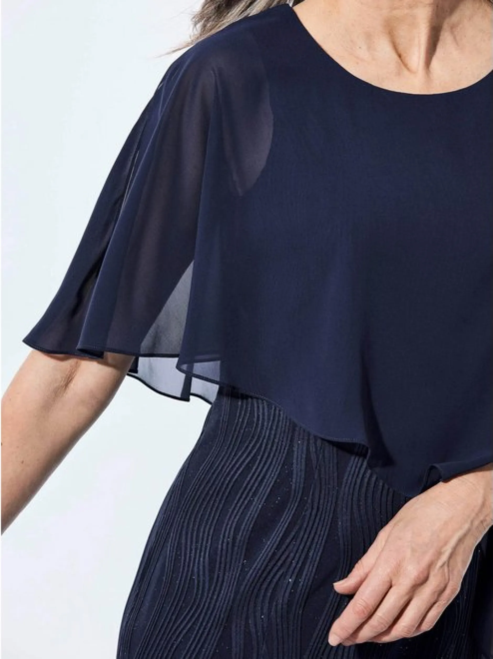 Goldner Damen Festliche Kleider in marine