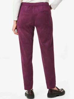 Goldner Damen Hosen in aubergine
