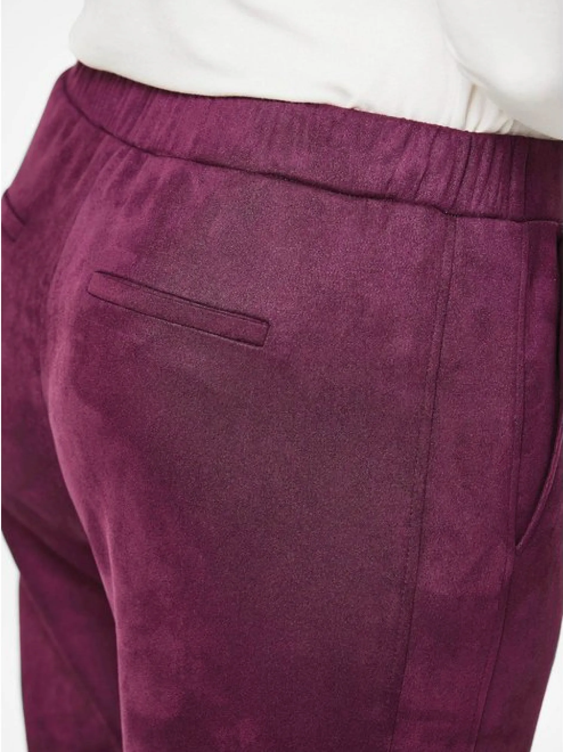 Goldner Damen Hosen in aubergine