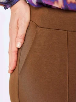 Goldner Damen Hosen in cognac