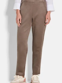 Goldner Damen Hosen in taupe