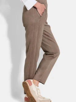 Goldner Damen Hosen in taupe