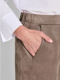 Goldner Damen Hosen in taupe