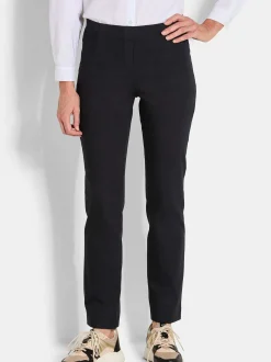 Goldner Damen Hosen - Kurzgröße in schwarz