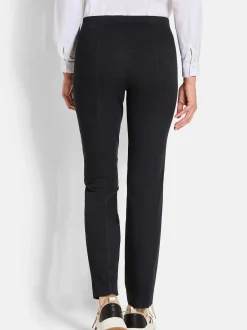 Goldner Damen Hosen - Kurzgröße in schwarz