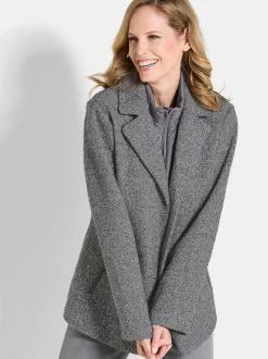 Goldner Damen Jacken in grau