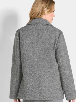 Goldner Damen Jacken in grau