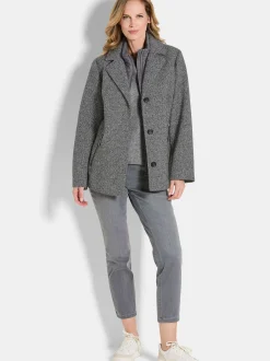 Goldner Damen Jacken in grau