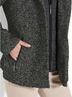 Goldner Damen Jacken in schwarz