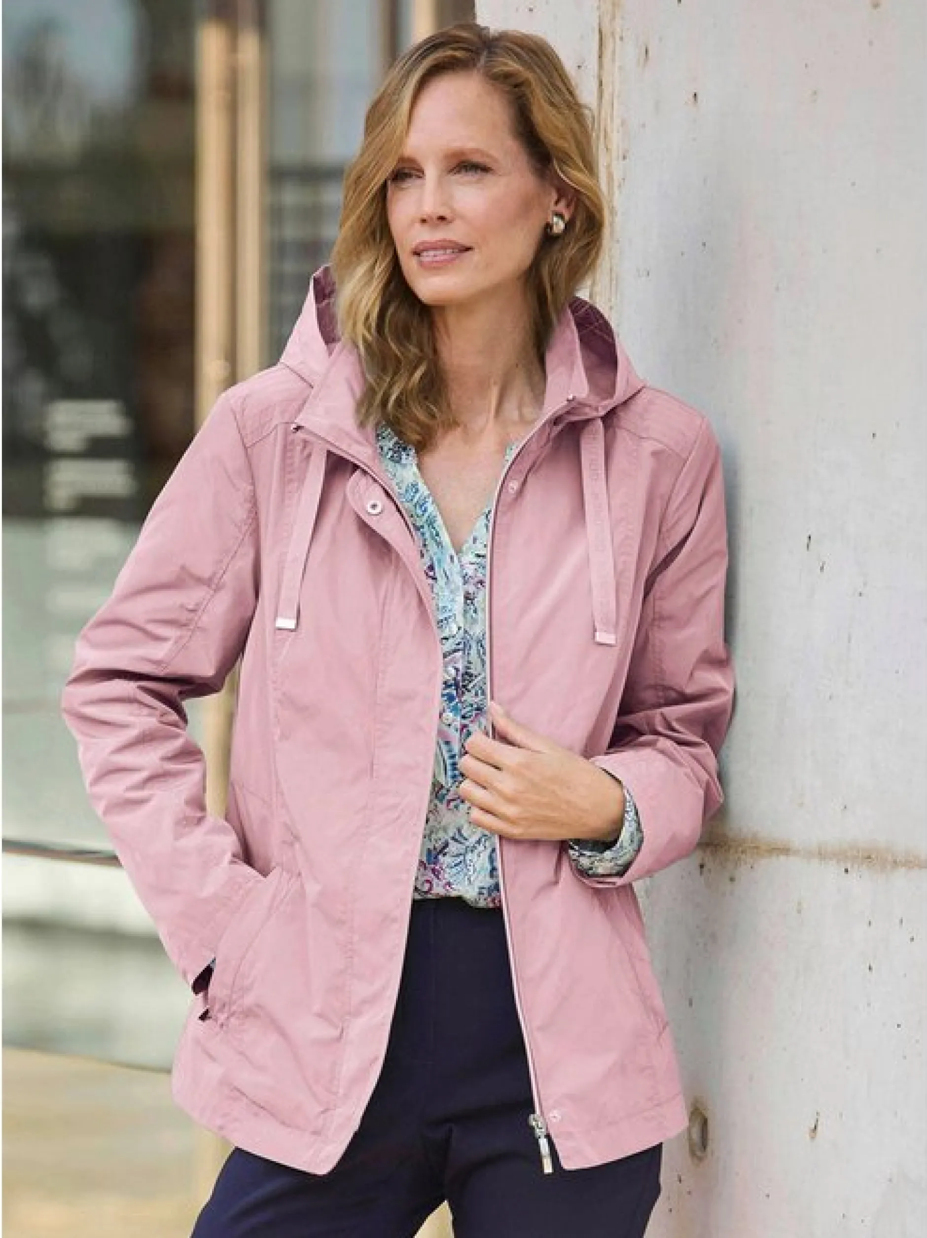 Goldner Damen Jacken - Kurzgröße in rosa