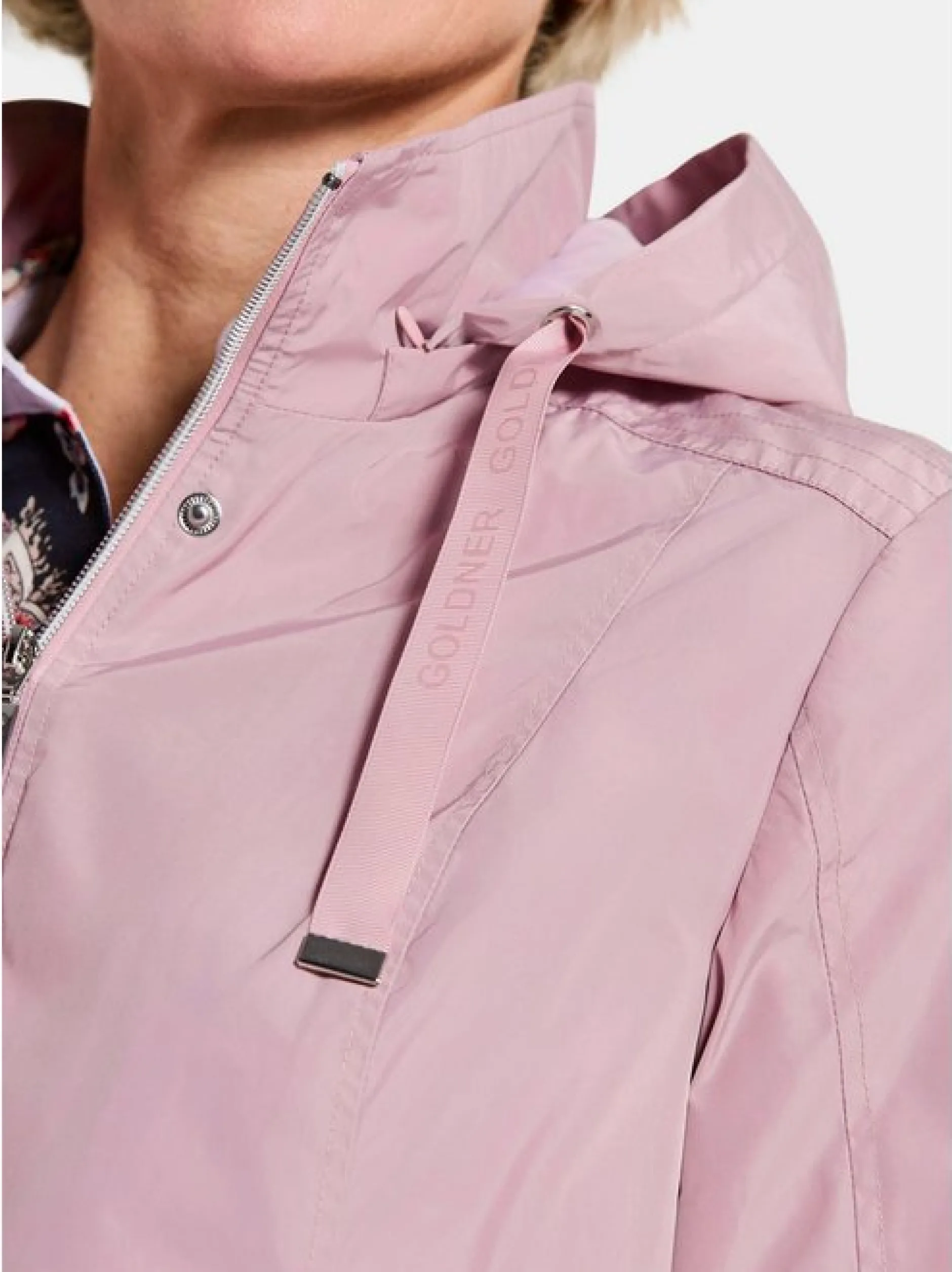 Goldner Damen Jacken - Kurzgröße in rosa