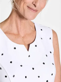 Goldner Damen Kleid - Kurzgröße in schwarz weiß