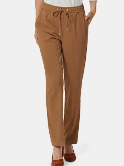 Goldner Damen Lange Hosen in camel