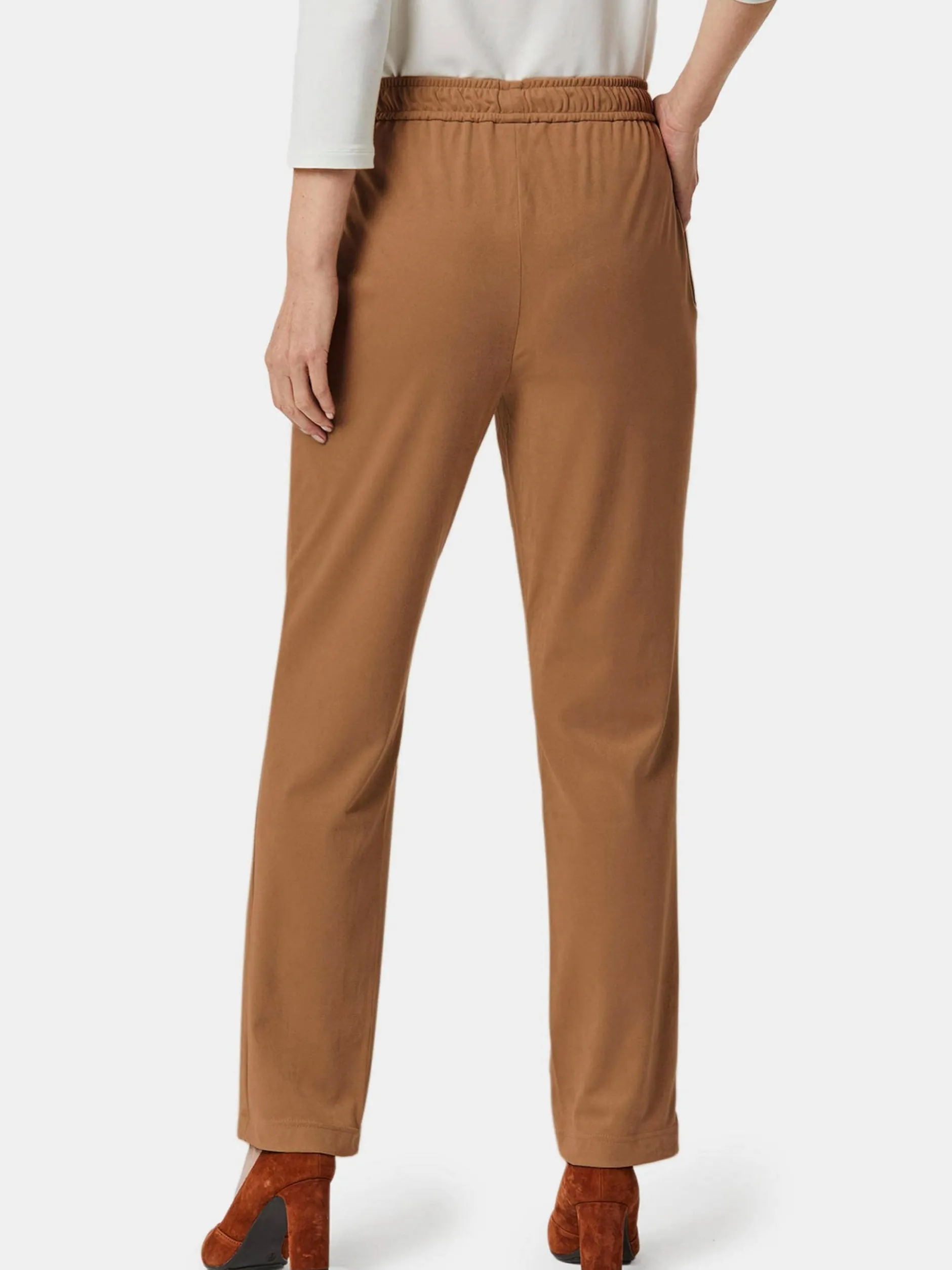 Goldner Damen Lange Hosen in camel