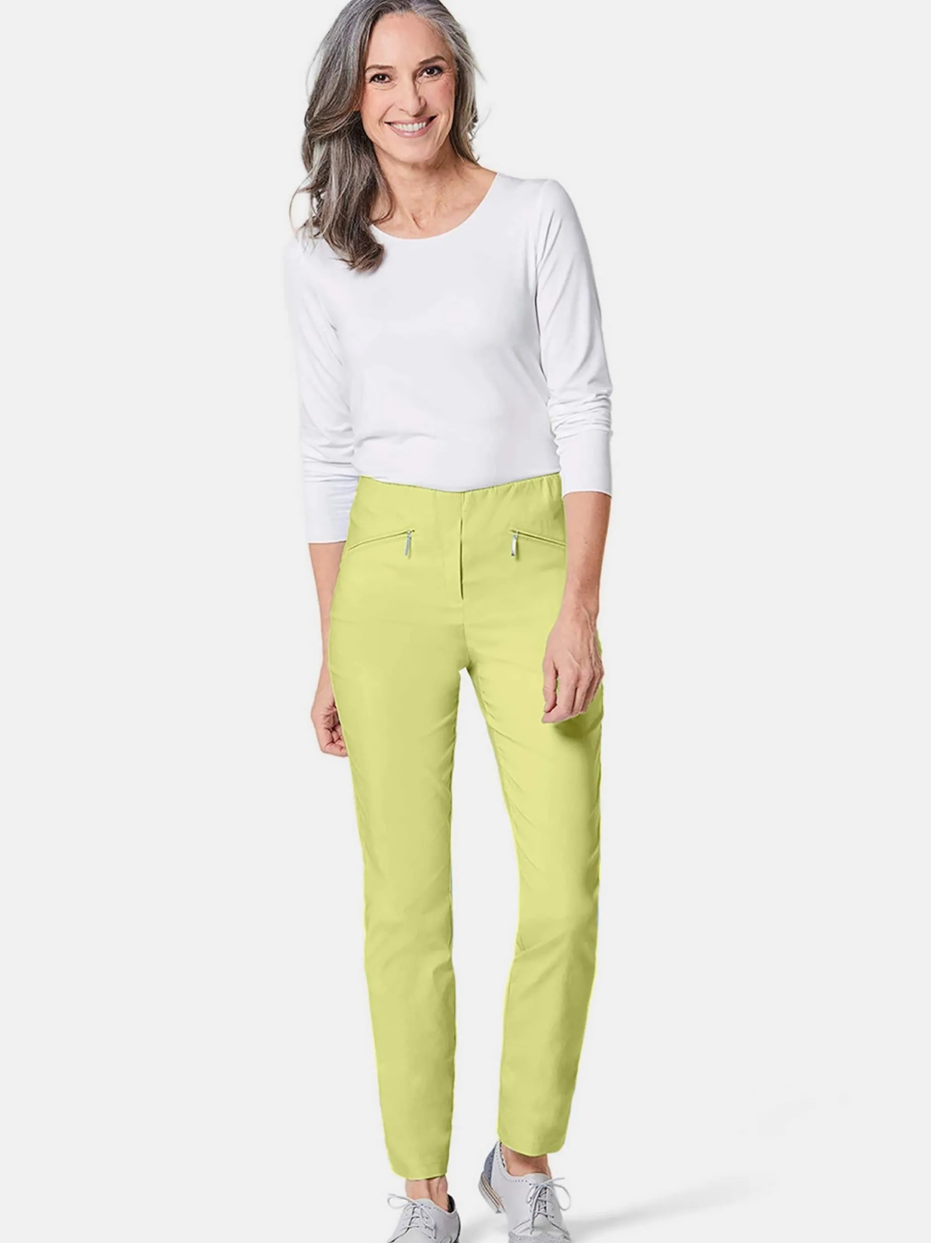 Goldner Damen Lange Hosen in limone