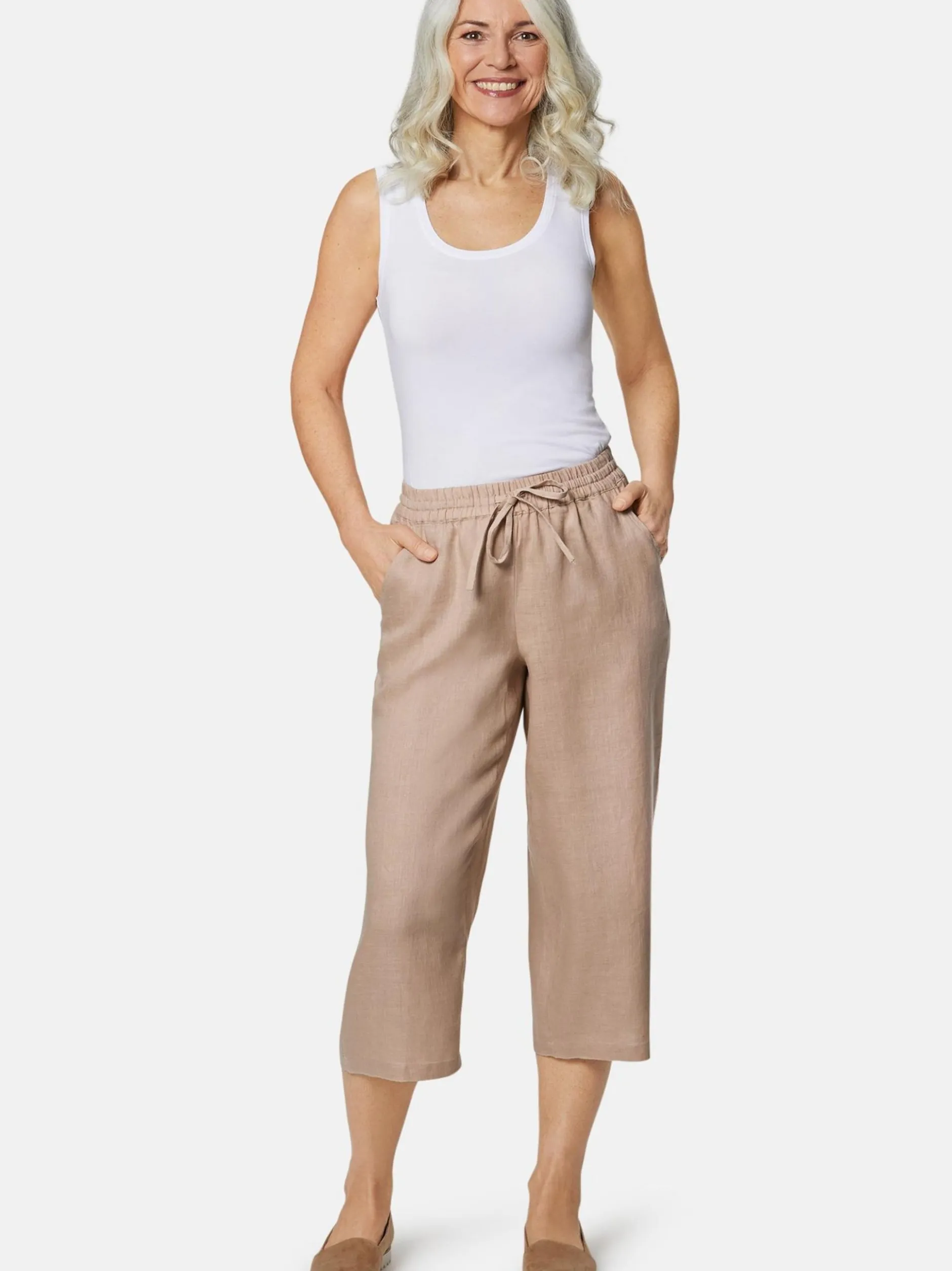 Goldner Damen Lange Hosen in melange