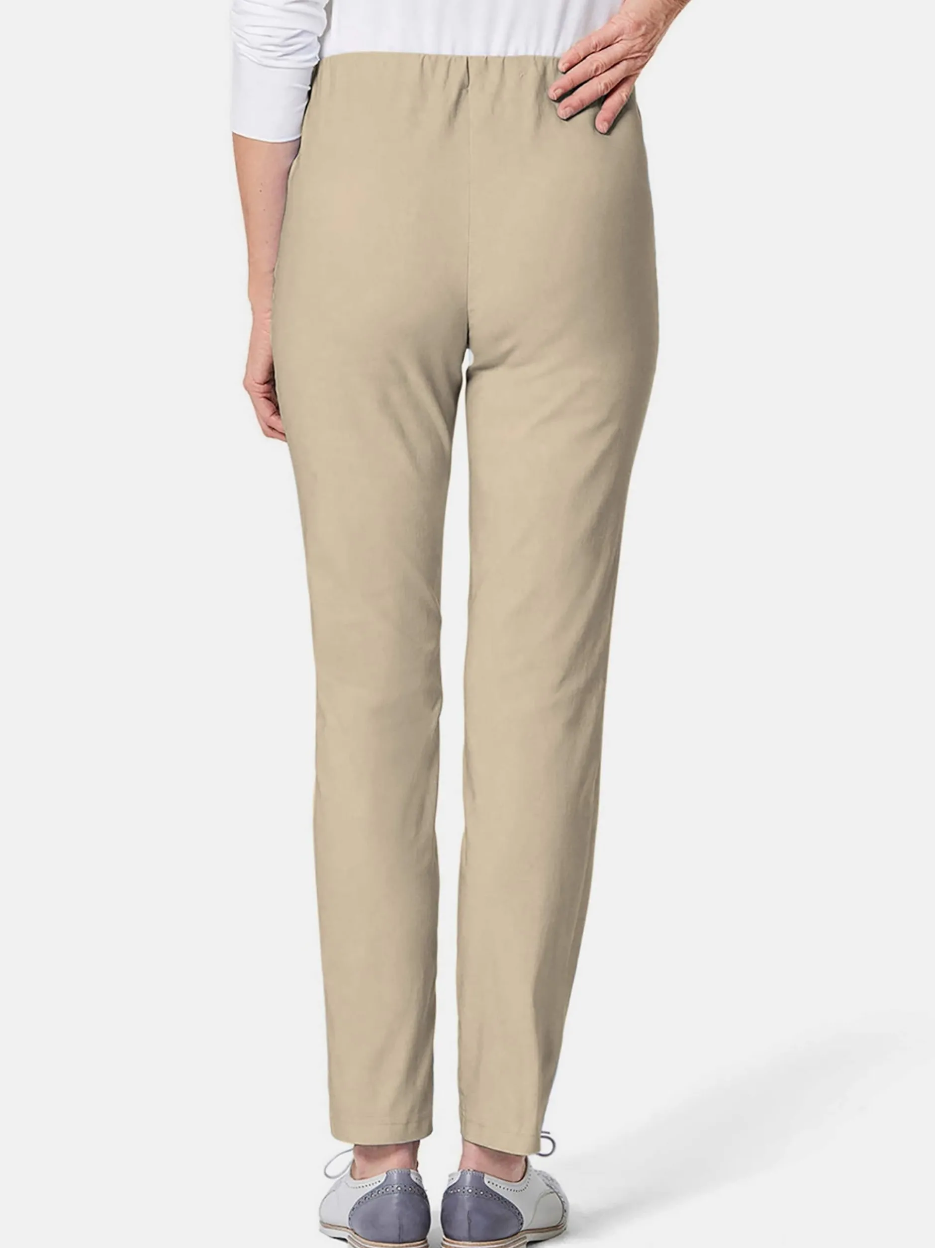Goldner Damen Lange Hosen in sand