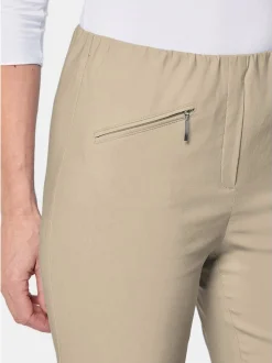 Goldner Damen Lange Hosen in sand