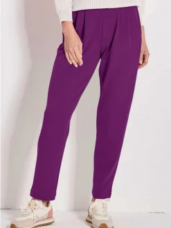 Goldner Damen Professlan-Hosen in aubergine