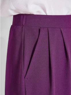 Goldner Damen Professlan-Hosen in aubergine