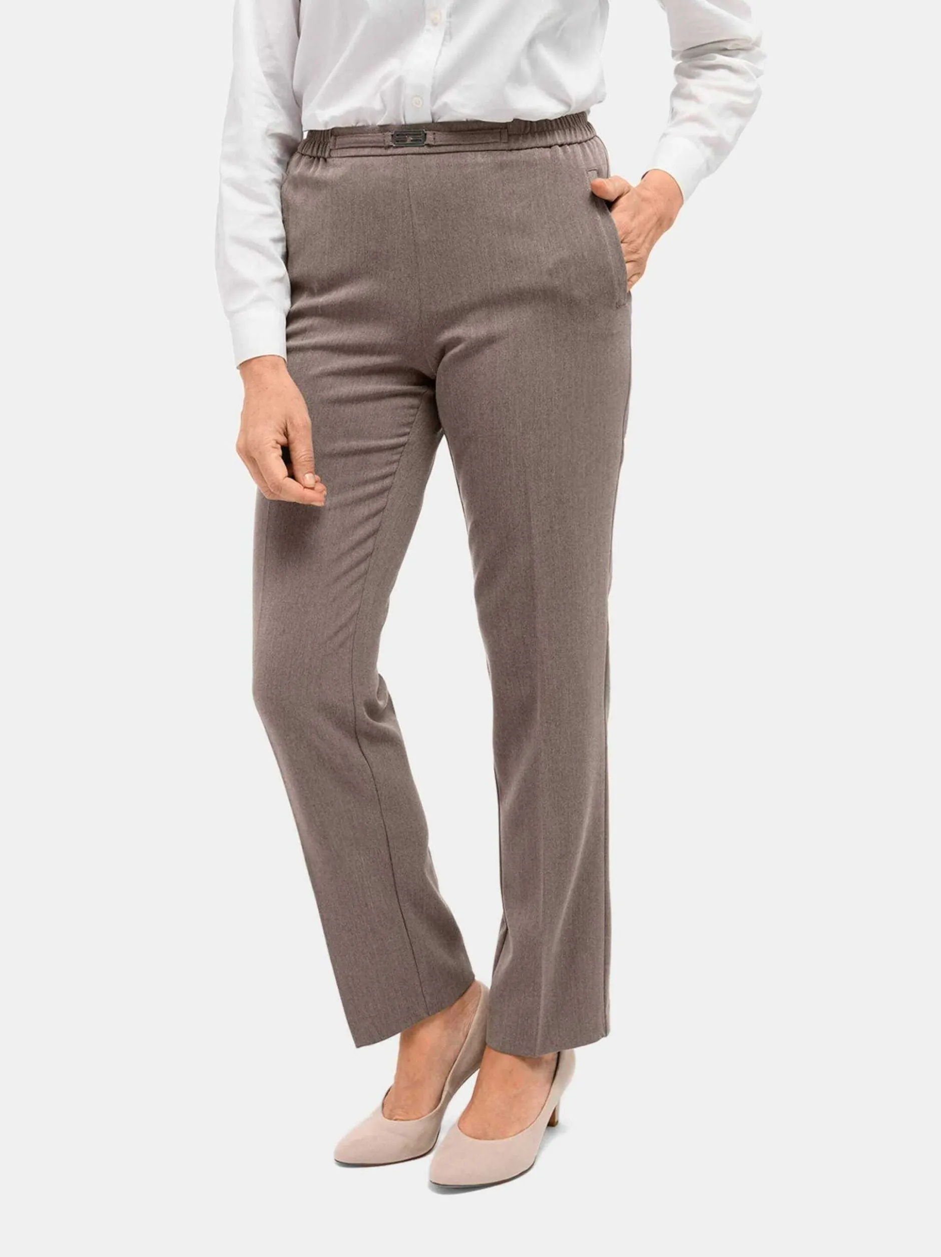 Goldner Damen Professlan-Hosen in taupe