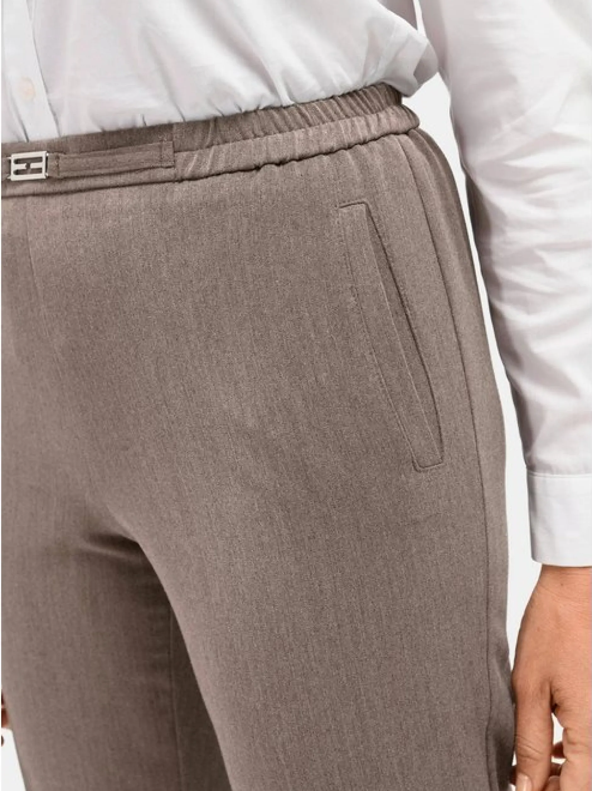 Goldner Damen Professlan-Hosen in taupe