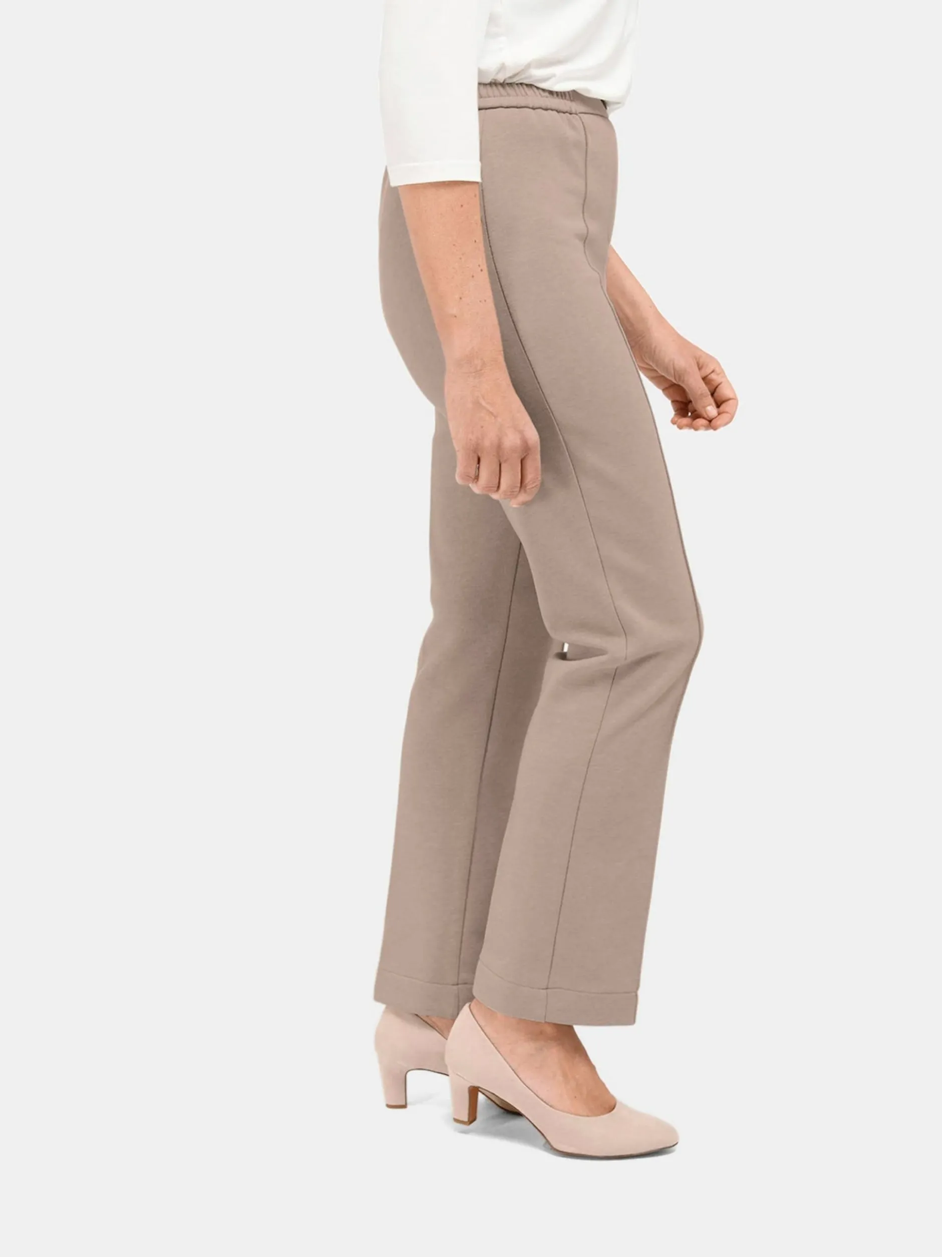 Goldner Damen Schlupfhosen in beige