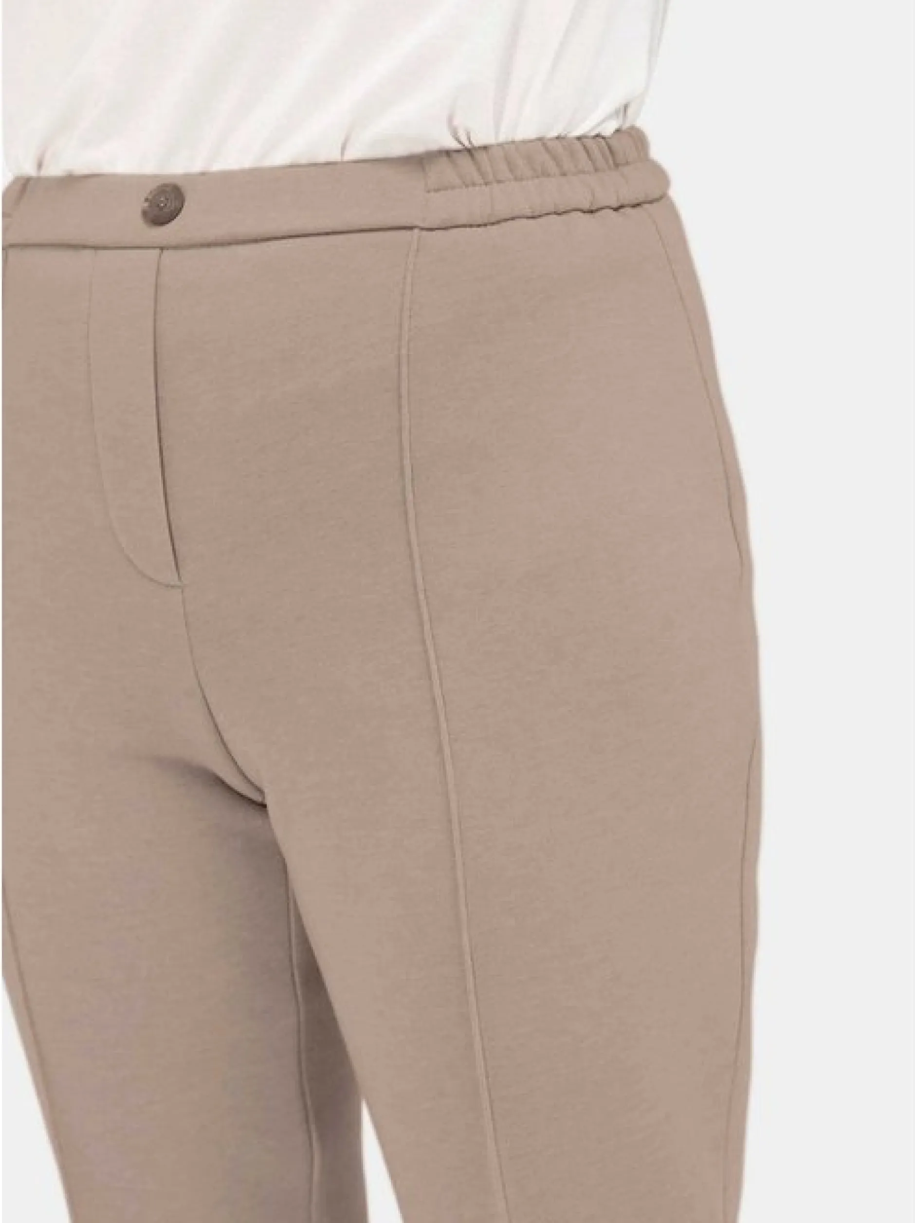 Goldner Damen Schlupfhosen in beige
