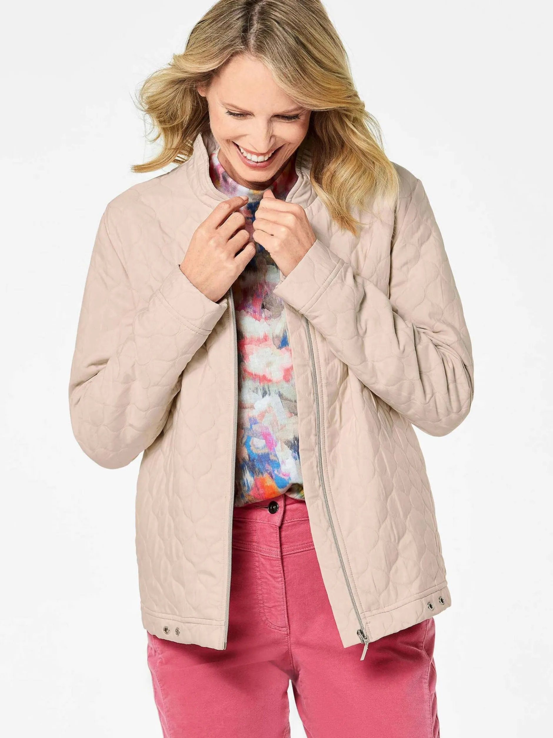 Goldner Damen Shirtjacken in beige