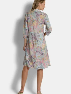 Goldner Damen Sommerkleider - Kurzgröße in grün