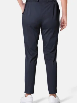 Goldner Damen Stoffhose in marine