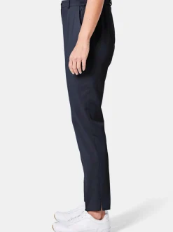 Goldner Damen Stoffhose in marine