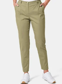Goldner Damen Stoffhose in schilf