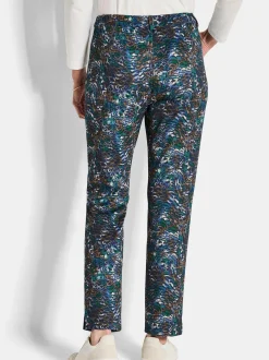 Goldner Damen Stoffhosen in royal