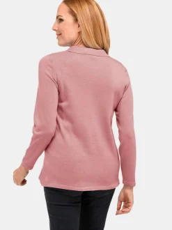 Goldner Damen Strickpullover in rosenholz