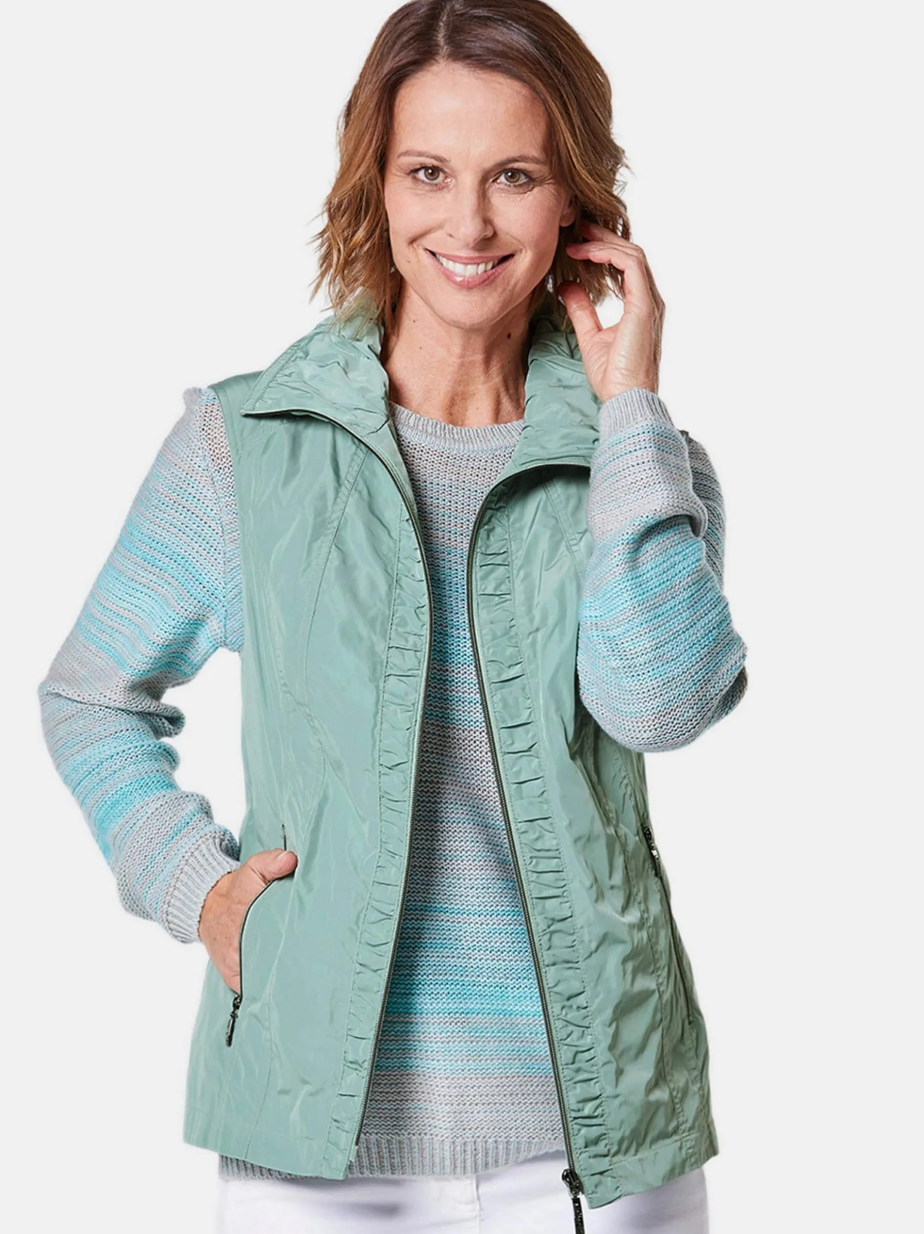 Goldner Damen Westen in mint