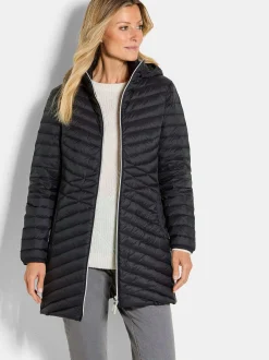Goldner Damen Winterjacken - Kurzgröße in schwarz
