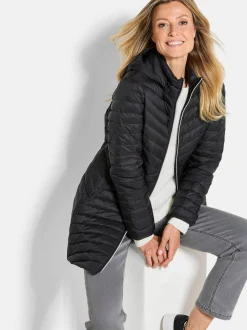 Goldner Damen Winterjacken - Kurzgröße in schwarz
