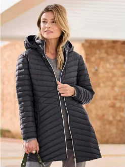 Goldner Damen Winterjacken - Kurzgröße in schwarz