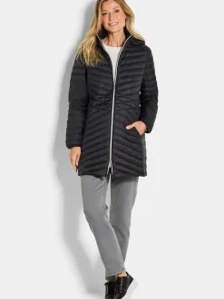Goldner Damen Winterjacken - Kurzgröße in schwarz