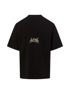 G-Star RAW Herren T-Shirt in schwarz - Ärmel: kurzarm