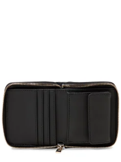 GUESS Damen Geldbörse - Laurel in schwarz anthrazit