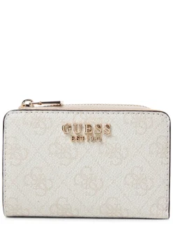 GUESS Damen Geldbörse - Laurel in weiß beige